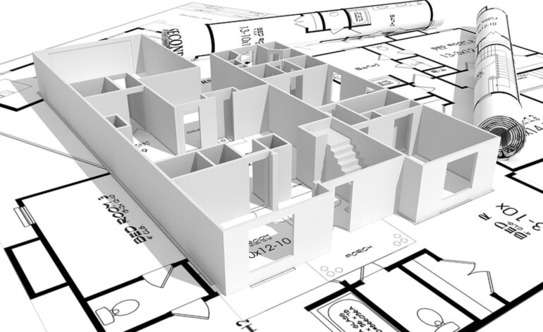 Koncepcja planów domu 3d